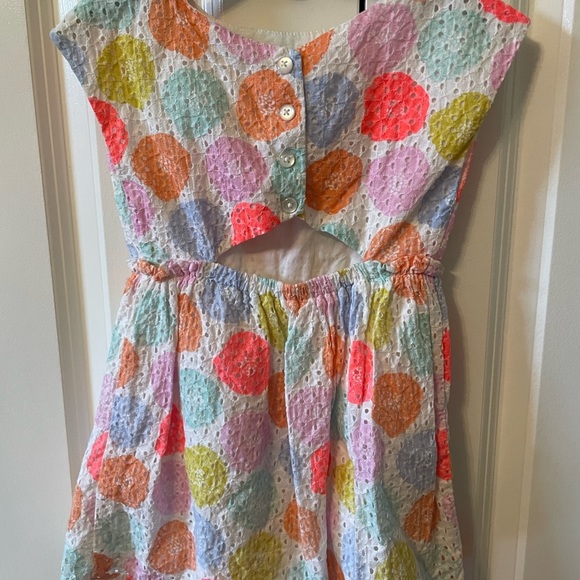🎯Cat & Jack rainbow colored eyelet dress size 3T. Excellent condition 🎯 - Picture 2 of 6